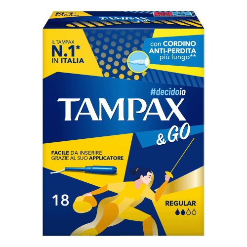 TAMPAX &GO REGULAR               18  PZ