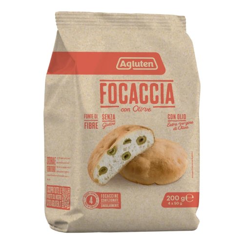 AGLUTEN FOCACCIA OLIVE    200 GR     S/G
