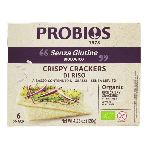 CRISPY CRACKERS RISO 6PZ 20G CRISPY CRACKERS RISO 6PZ 20G