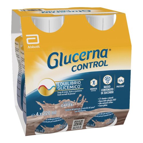 GLUCERNA CONTROL CAFFE 4X220ML