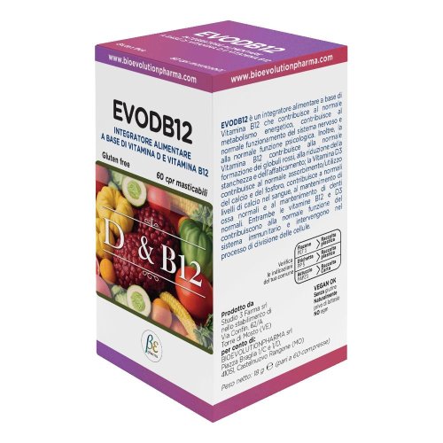 <EVODB12 CPR MASTICABILI  18GR    60 CPR