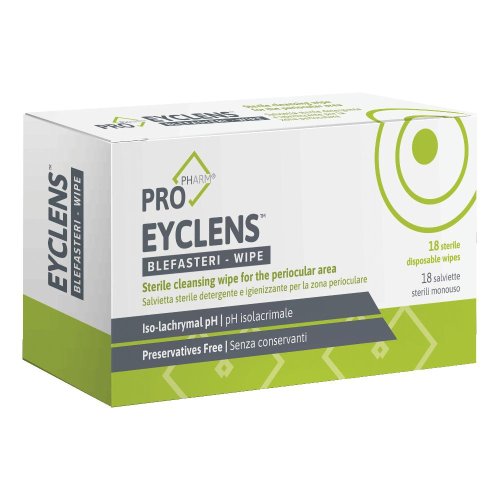 EYCLENS BLEFASTERI WIPE 18PZ