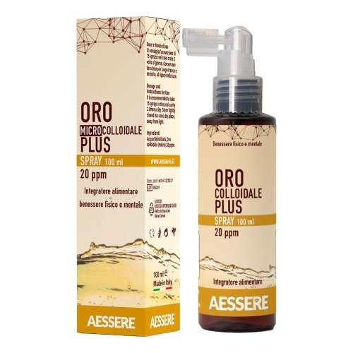 <ORO COLLOIDALE PL 20PPM* 100ML      SPR <ORO COLLOIDALE PL 20PPM* 100ML      SPR