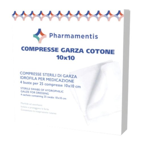 PHARMAMENTIS GARZA COTONE10X10 PHARMAMENTIS GARZA COTONE10X10