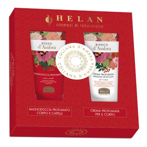 HELAN COLLANA D'AMBRA COF ROSSO