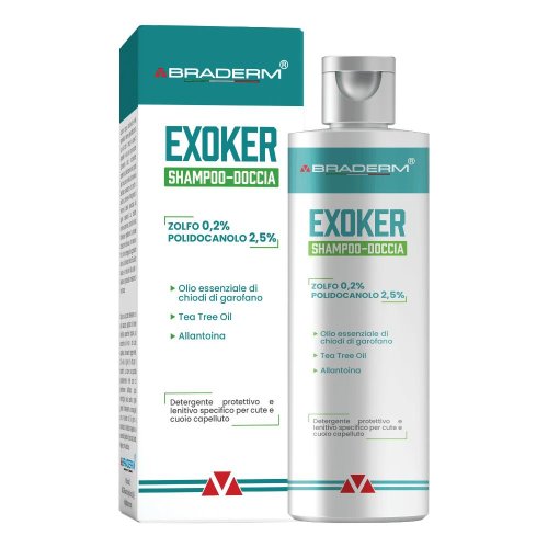 BRADERM EXOKER SHAMP DOC  150ML BRADERM EXOKER SHAMP DOC  150ML
