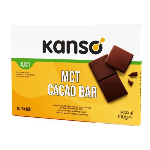 KANSO MCT CACAO BAR 4X25G KANSO MCT CACAO BAR 4X25G