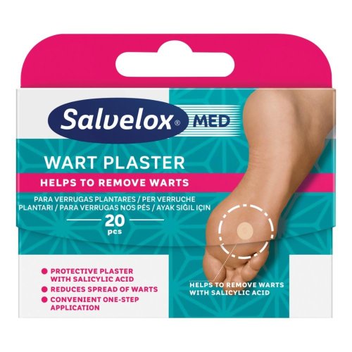 SALVELOX MED WART PLASTER 20PZ