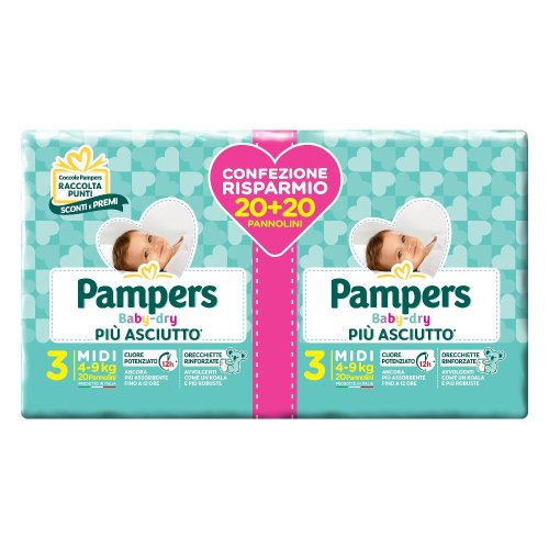 PAMPERS BABY DRYDUO DWCT MID40