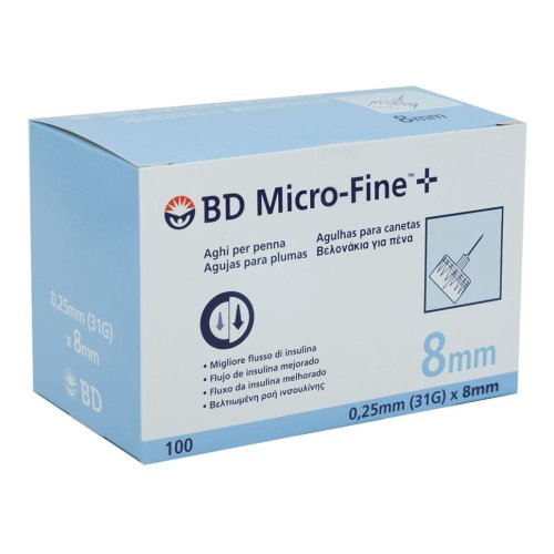 BD MICROFINE AGO G31 8MM 100PZ