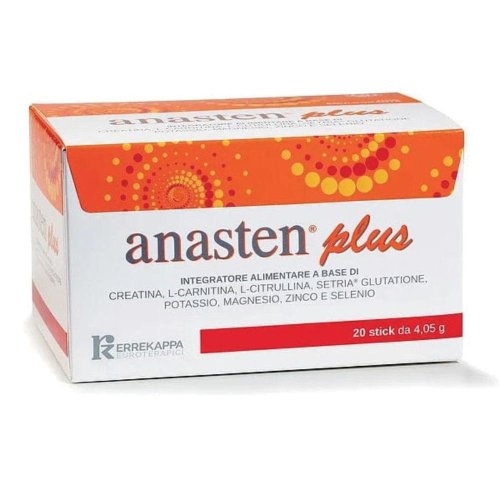 ANASTEN PLUS 20BUST - Integratore progettato per supportare il metabolismo energetico e favorire il recupero fisico, soprattutto in situazioni di stanchezza e stress
