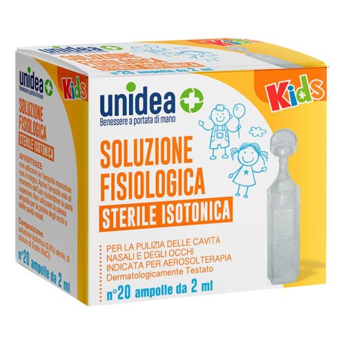 UNIDEA SOL FISIOLOGICA    2ML     20 AMP