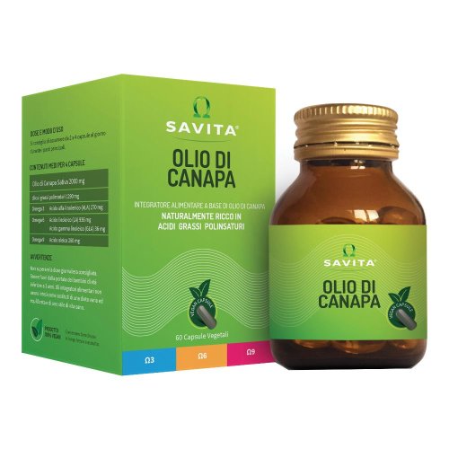 OLIO DI SEMI DI CANAPA 60PERLE