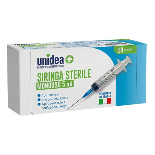 UNIDEA SIRINGA MONOUSO    5ML    10  PZ