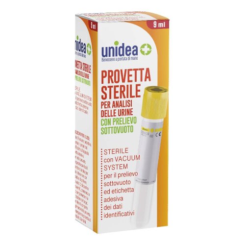 UNIDEA PROVETTA URINE SOTTOVUOTO 9  ML UNIDEA PROVETTA URINE SOTTOVUOTO 9  ML