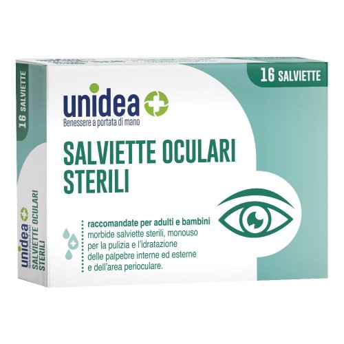 UNIDEA SALVIETTE OCULARI  STERILI 16 PZ
