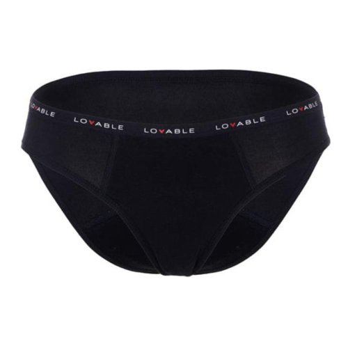 LOVABLE SLIP FLUSSO MEDIO NERO