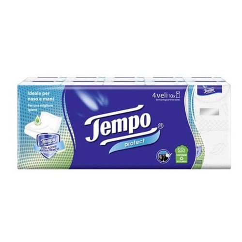 TEMPO PROTECT FAZZOLETTI10X20B
