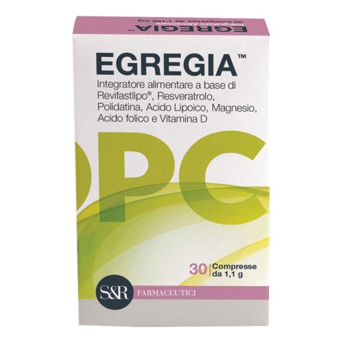 EGREGIA 30CPR - Integratore per Funzioni Metaboliche 30 Compresse