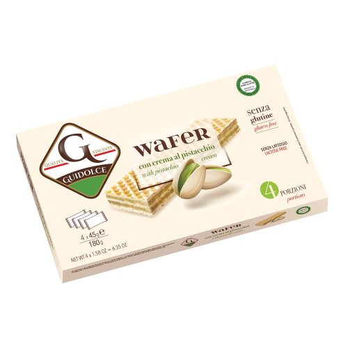 <WAFER CREMA PISTAC S/GL  4X45GR