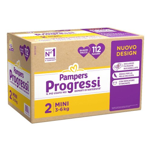 PAMPERS PROG.2 MINI 3-6KG 112PZ(