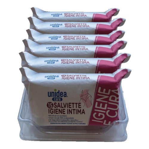 UNIDEA SALVIETTE INTIME BOX   6CONF 15PZ