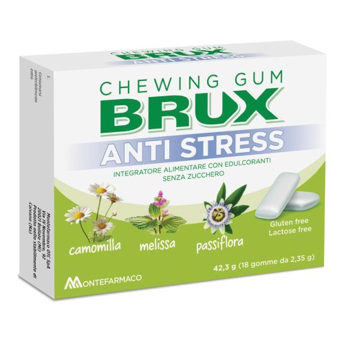 BRUX ANTISTRESS CHEWING GUM 18GOMME