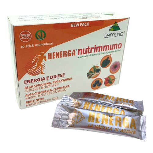 <HENERGA NUTRIMMUNO LEMUR*10ML    10 STI