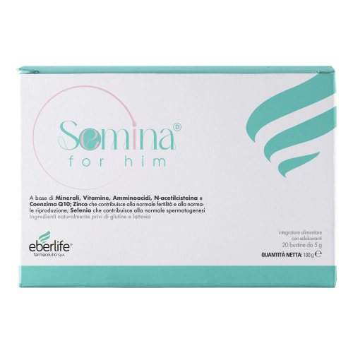 SEMINA FOR HIM 20BUST - Integratore per la fertilità maschile SEMINA FOR HIM 20BUST - Integratore per la fertilità maschile