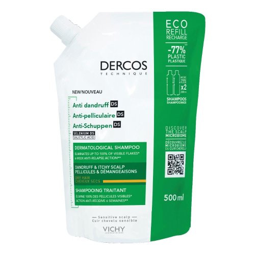 DERCOS T.DAND DRY REF500ML