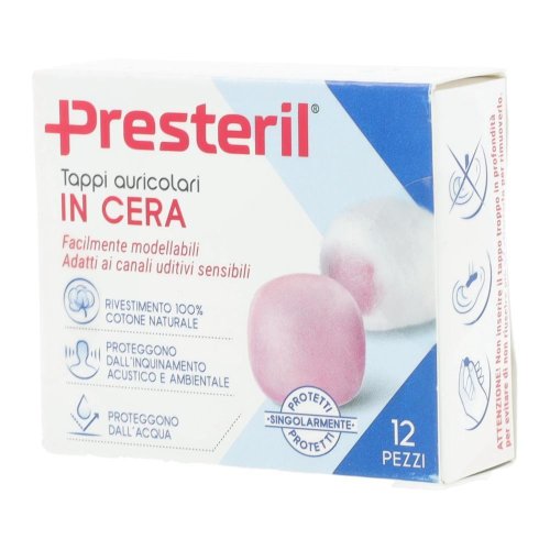PRESTERIL TAPPI AURIC CERA 12P