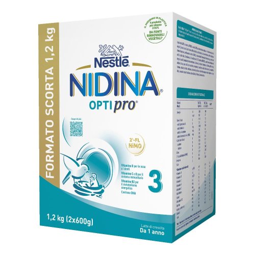 NIDINA OPTIPRO 3 POLV 2PZ 600G