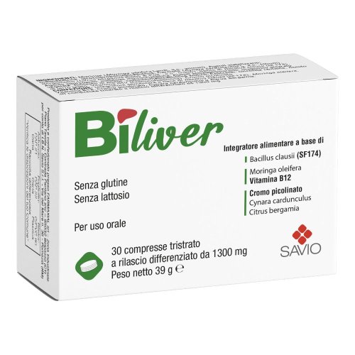 BILIVER 30CPR - Integratore per supportare la funzionalità epatica, favorire i normali livelli di glucosio e contribuire all'equilibrio del peso corporeo BILIVER 30CPR - Integratore per supportare la funzionalità epatica, favorire i normali livelli di glucosio e contribuire all'equilibrio del peso corporeo
