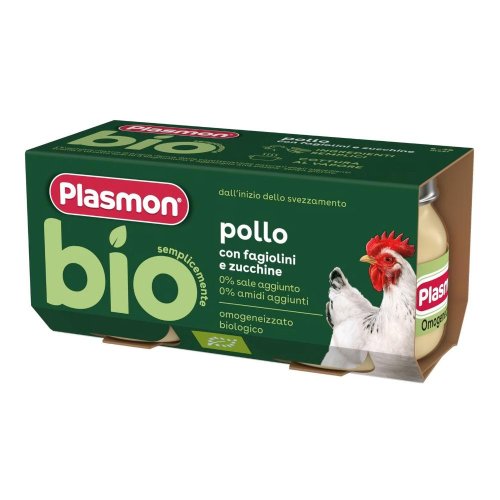 PLASMON BIO OM POLLO 2X80G