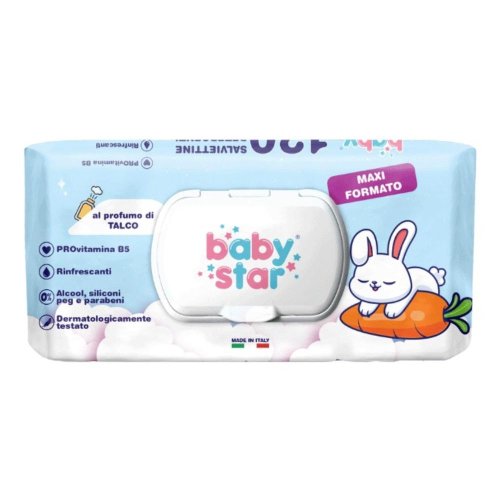 BABYSTAR SALV TALCO 120PZ BABYSTAR SALV TALCO 120PZ