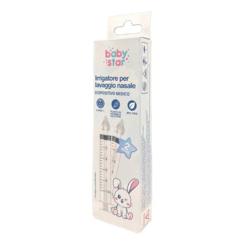 BABY STAR IRRIGATORE NASALE 2P BABY STAR IRRIGATORE NASALE 2P