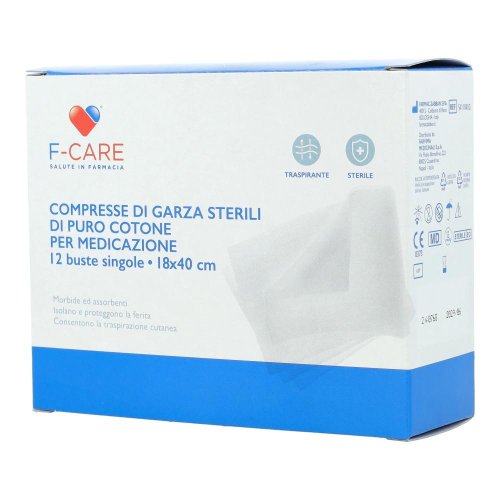 GARZA F CARE COT 18X40CM 12PZ GARZA F CARE COT 18X40CM 12PZ