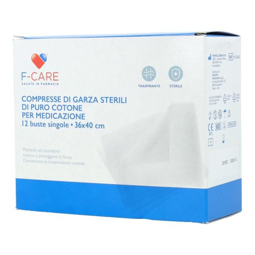 GARZA F CARE COT 36X40CM 12PZ GARZA F CARE COT 36X40CM 12PZ