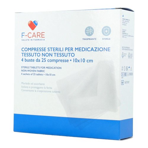 GARZA F CARE TNT 10X10CM 100PZ GARZA F CARE TNT 10X10CM 100PZ